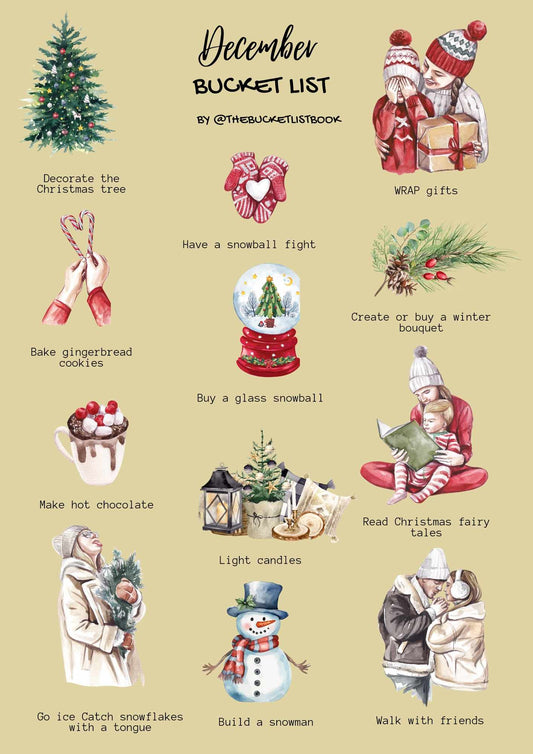 December Bucket List: Making the Most Magical Month Even Brighter! 🎄✨