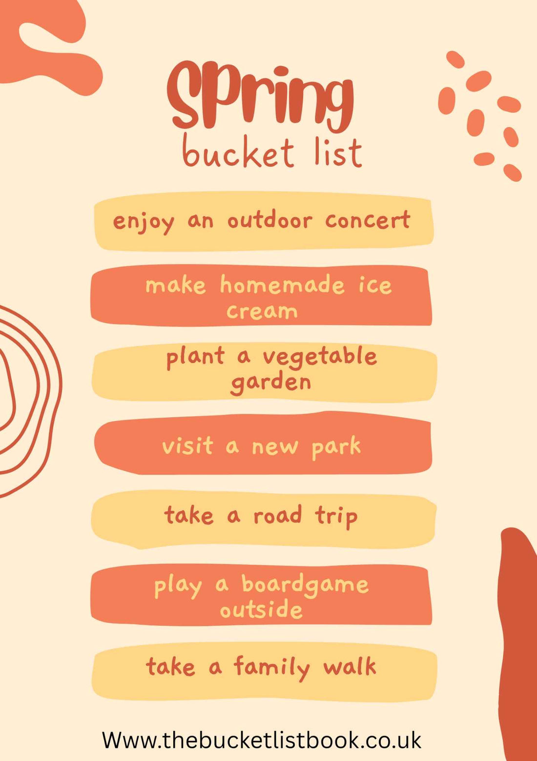 Spring Bucket List: 20 Must-Do Activities for the Season