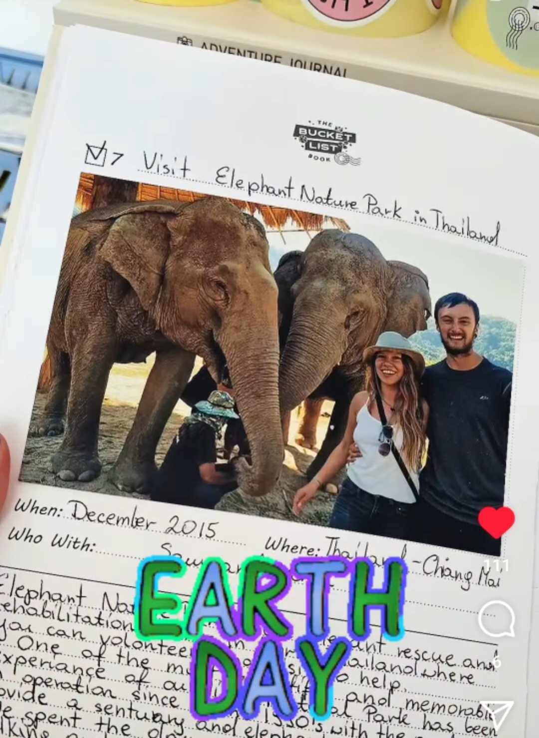 🌍 Happy Earth Day from The Bucket List Journal! 🌱✨