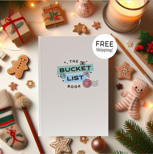 Get Ready for the Most Magical Christmas Ever with Our Personalised Christmas Bucket List Journal!