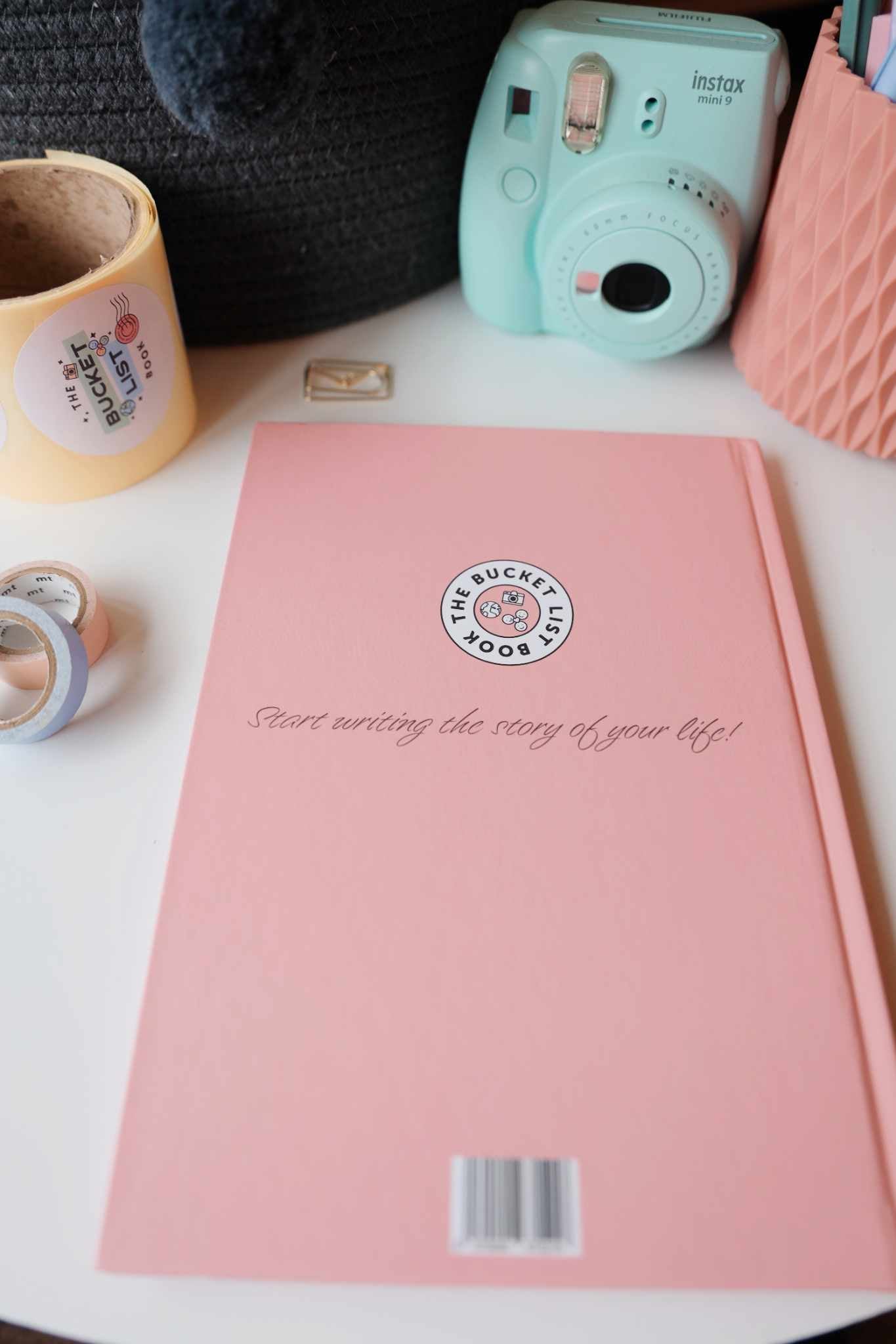 THE BUCKET LIST BOOK - HARDCOVER PINK PERSONALISED JOURNAL