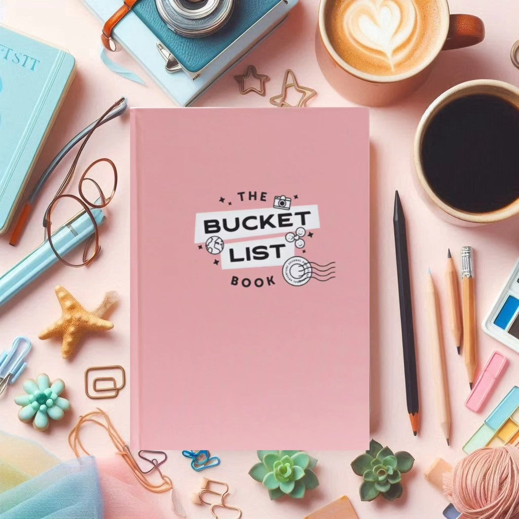 THE BUCKET LIST BOOK - HARDCOVER PINK STANDARD