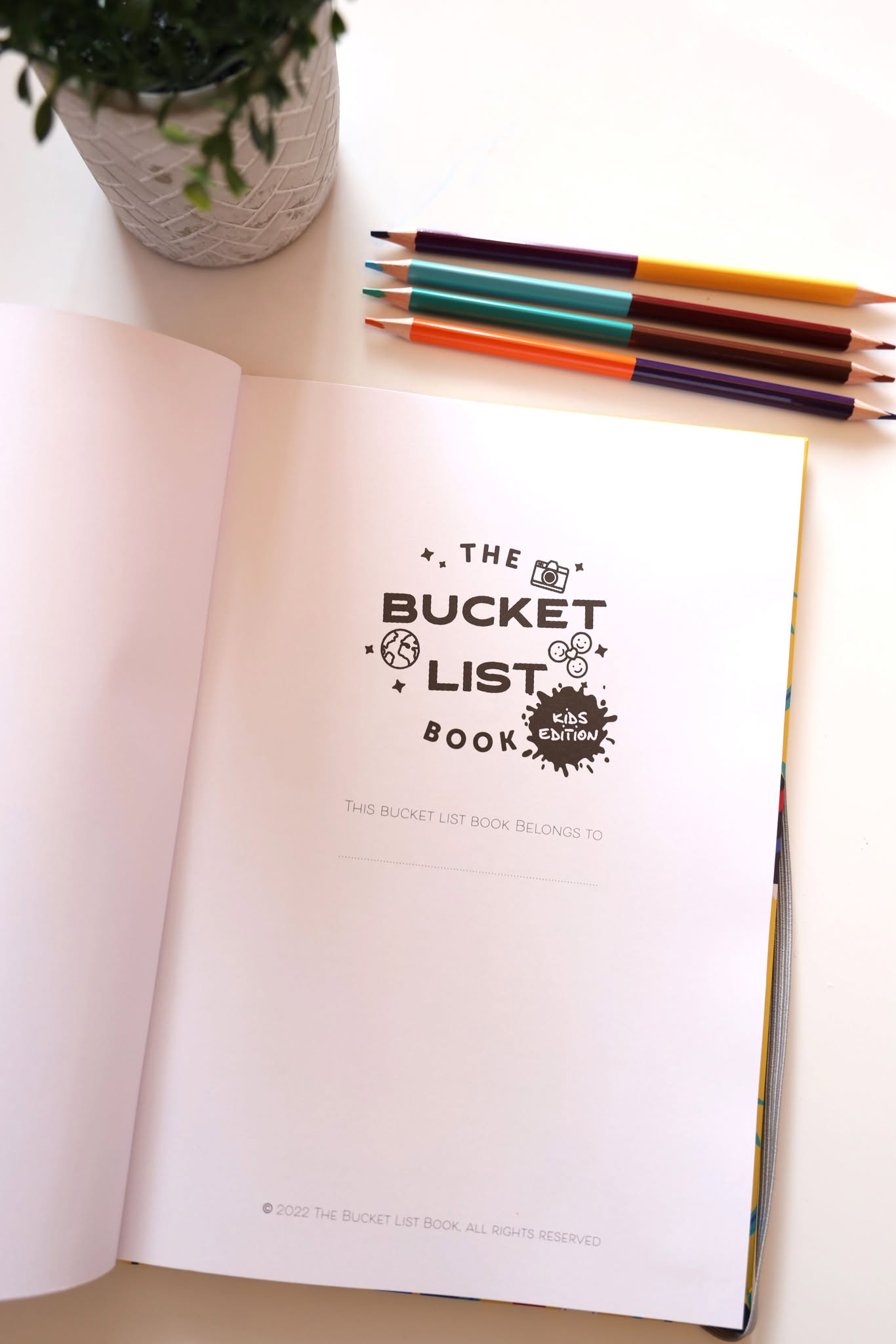 THE BUCKET LIST BOOK - HARDCOVER KIDS EDITION - BEACH SURF