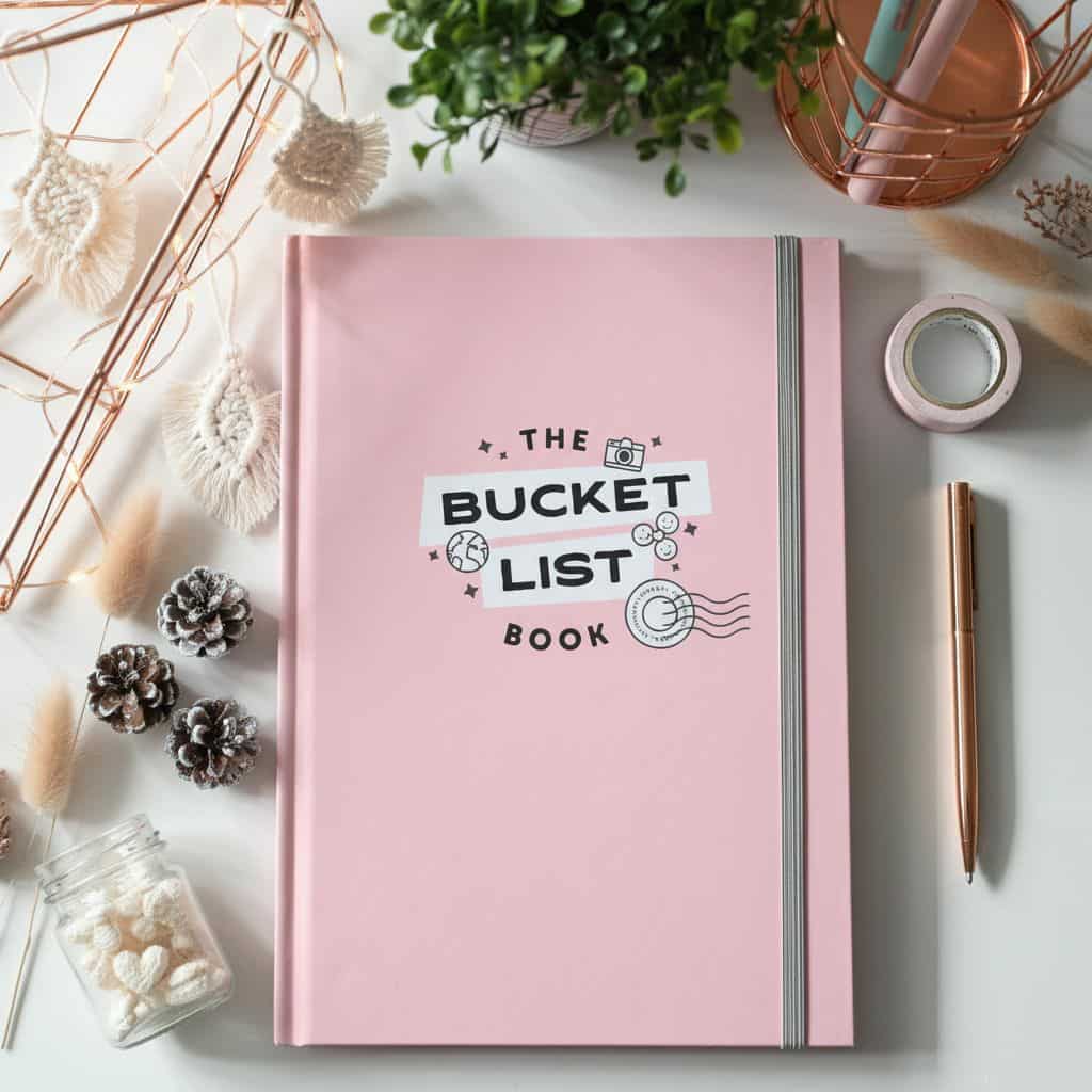 The Bucket List Book – Hardcover Beautiful Journal