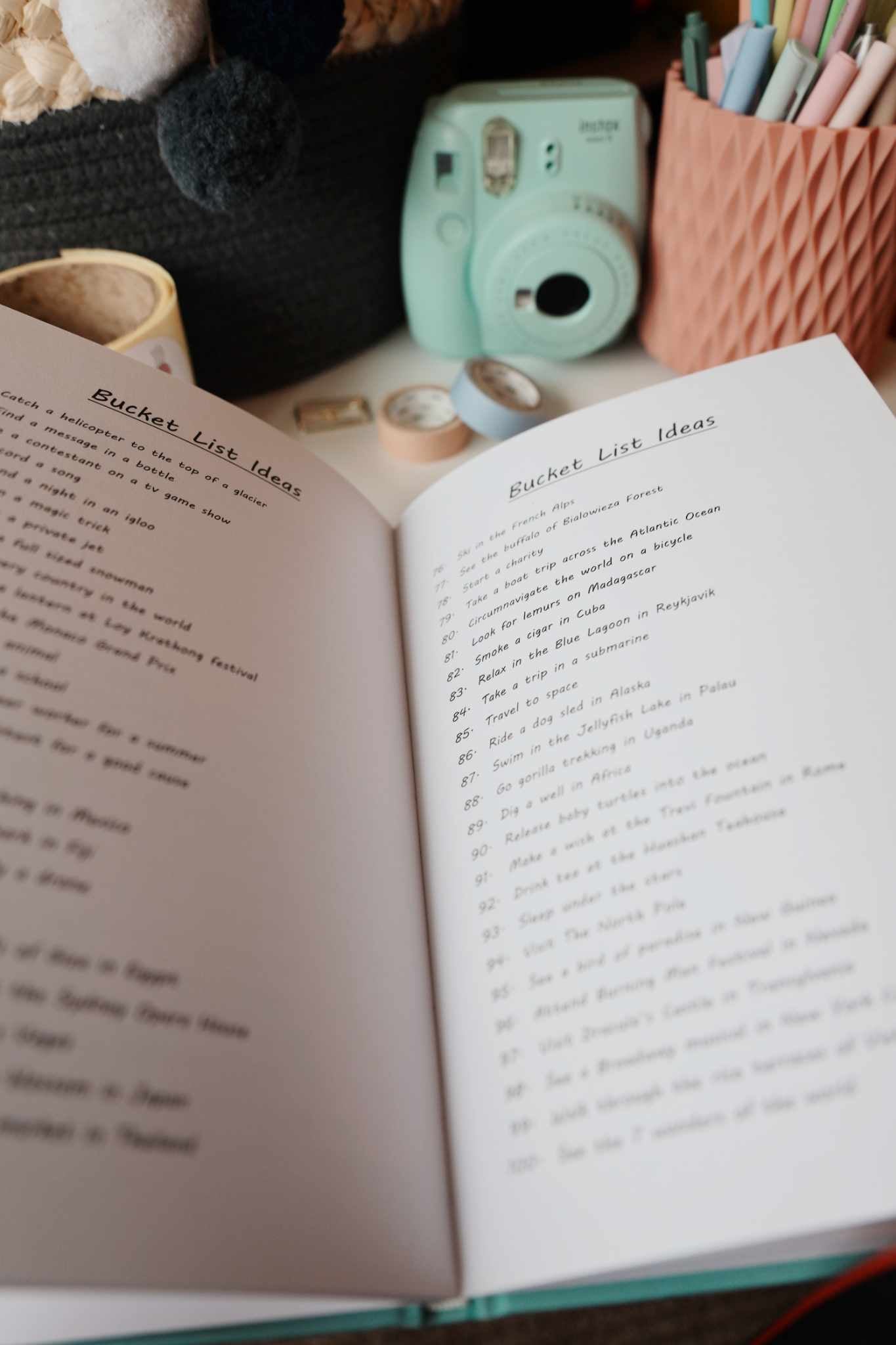 The Bucket List Book – Hardcover Beautiful Journal