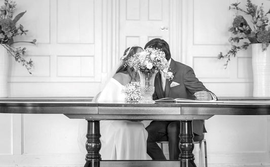 Bucket List book wedding photo