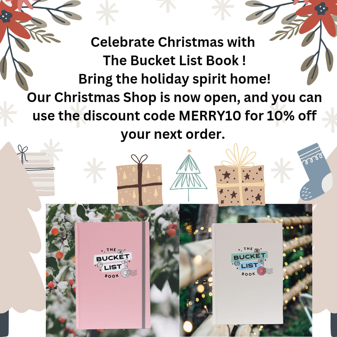 Celebrate Christmas with The Bucket List Book  🎅📖🎄