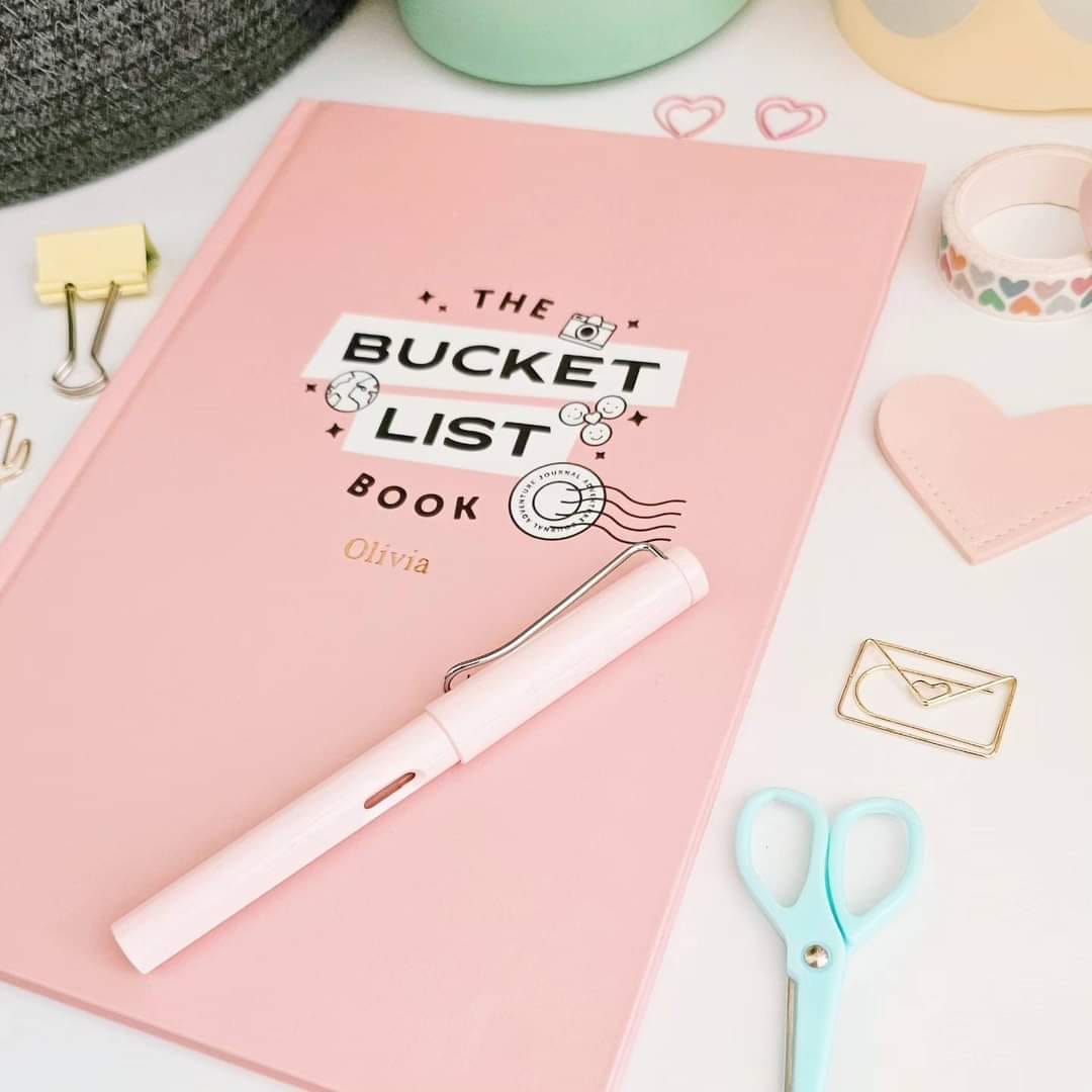 Unlock Your Dreams with Our Bucket List Book: Now with Personalisation and Free Next-Day Delivery!