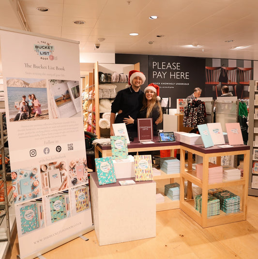 Back at John Lewis: The Bucket List Book Makes the Perfect Gift!