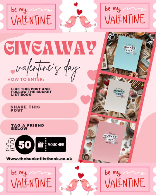 February Valentine’s Giveaway with @TheBucketListBook!