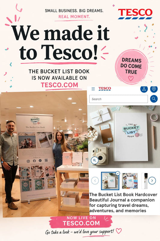 A Dream Come True: Our Bucket List Book Lands on Tesco
