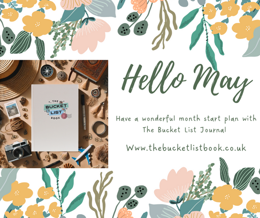 🌸 May Your Bucket List Bloom – A Fresh Start with The Bucket List Book 🌸