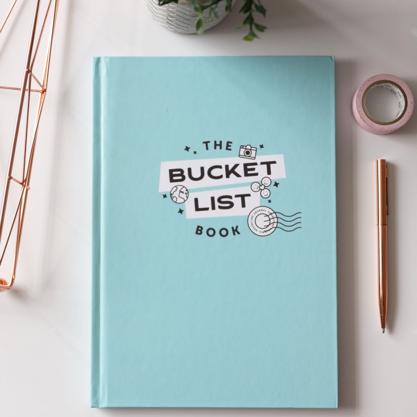 THE BUCKET LIST BOOK - HARDCOVER  BLUE STANDARD