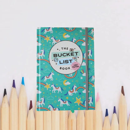 THE BUCKET LIST BOOK - HARDCOVER  KIDS EDITION -  COSMIC UNICORNS