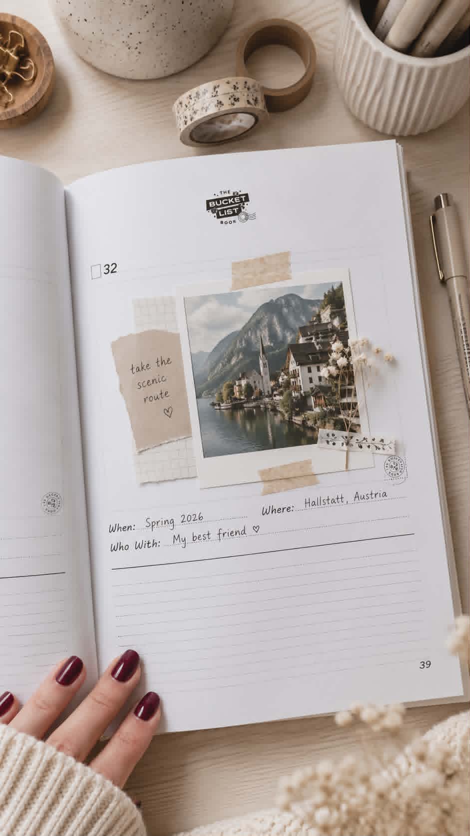 The Bucket List Book – Hardcover Adventure Journal