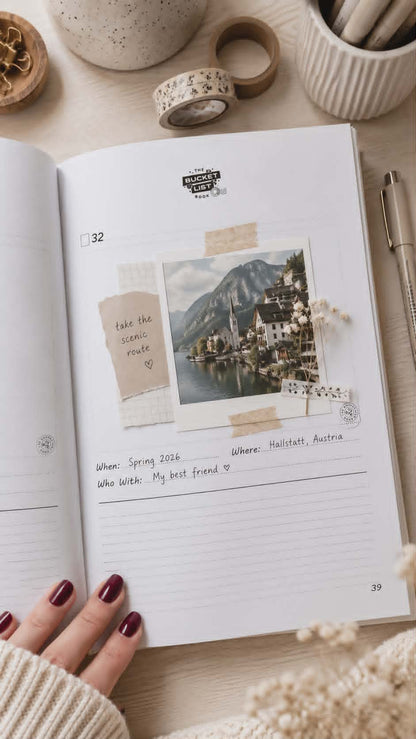 The Bucket List Book – Hardcover Adventure Journal