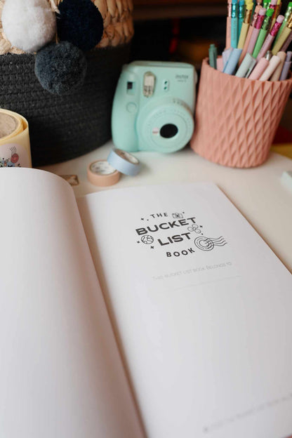 THE BUCKET LIST BOOK - HARDCOVER CREAM PERSONALISED