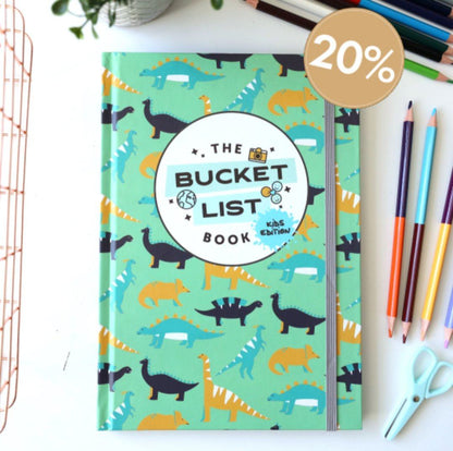 THE BUCKET LIST BOOK - HARDCOVER  KIDS EDITION - JURASSIC COAST