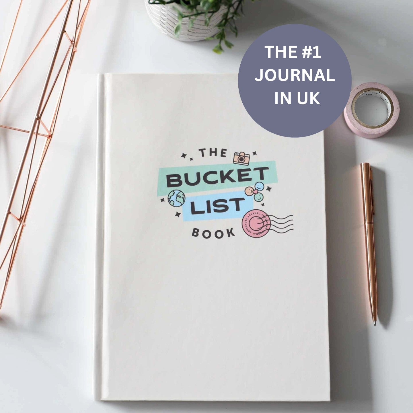 THE BUCKET LIST BOOK -  HARDCOVER CREAM STANDARD