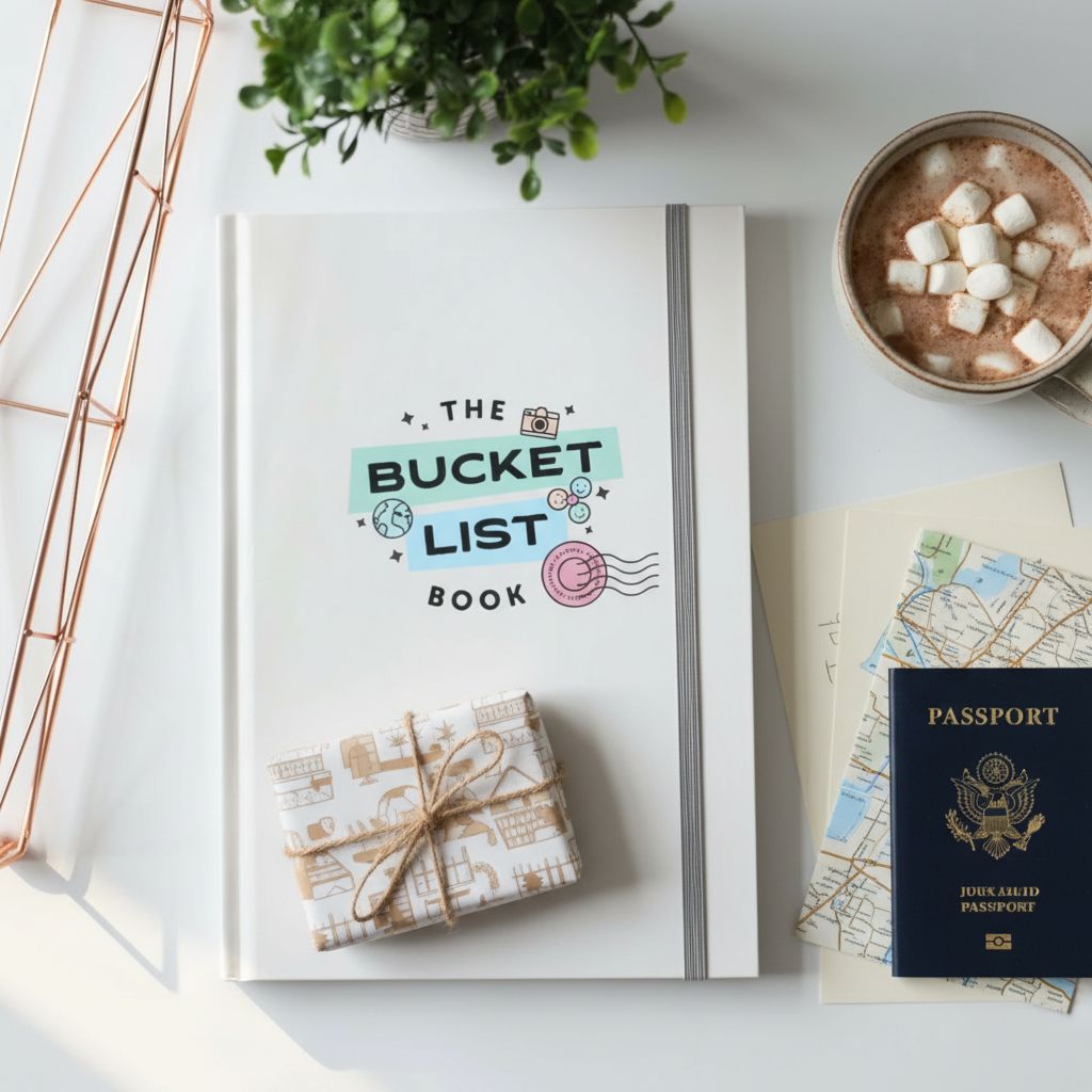The Bucket List Book – Hardcover Beautiful Journal